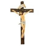 Die Symbolik des Holzkreuzes mit Jesus: Eine Analyse religiöser Produkte